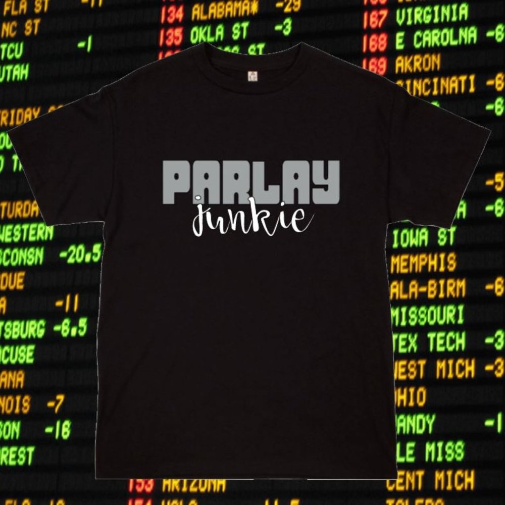 Degenerate Morals Original " Parlay Junkie " Sports Betting Gambling Sportsbook